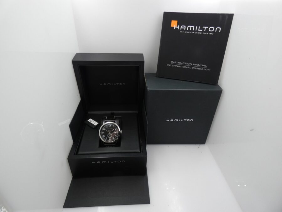 Hamilton Navy Pioneer Small Second 40 mm H784150 NEW BOX & PAPERS - immagine 11