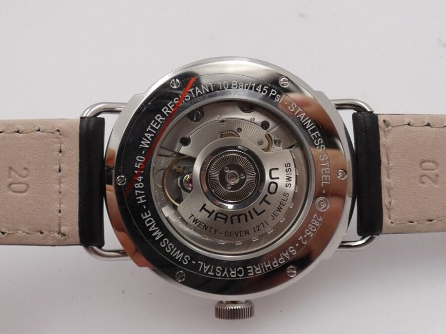 Hamilton Navy Pioneer Small Second 40 mm H784150 NEW BOX & PAPERS - immagine 16