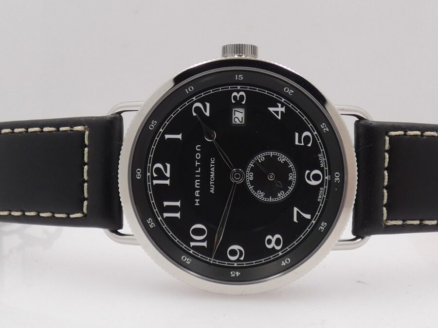 Hamilton Navy Pioneer Small Second 40 mm H784150 NEW BOX & PAPERS - immagine 3