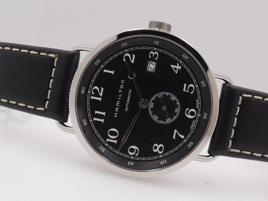 Hamilton Navy Pioneer Small Second 40 mm H784150 NEW BOX & PAPERS - immagine 8