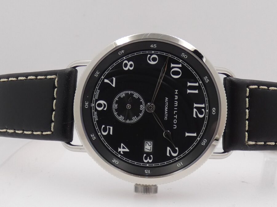 Hamilton Navy Pioneer Small Second 40 mm H784150 NEW BOX & PAPERS - immagine 7