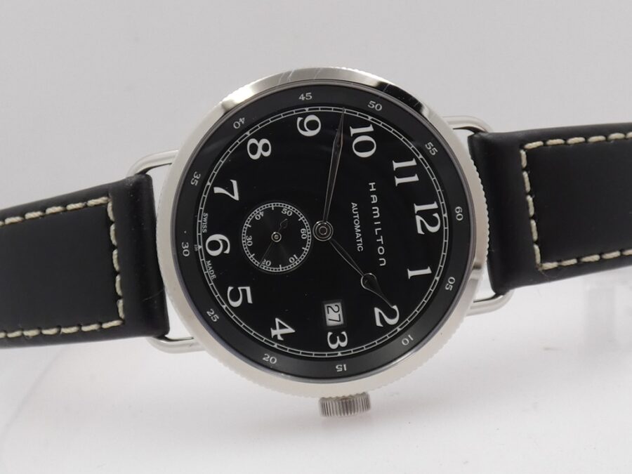 Hamilton Navy Pioneer Small Second 40 mm H784150 NEW BOX & PAPERS - immagine 5