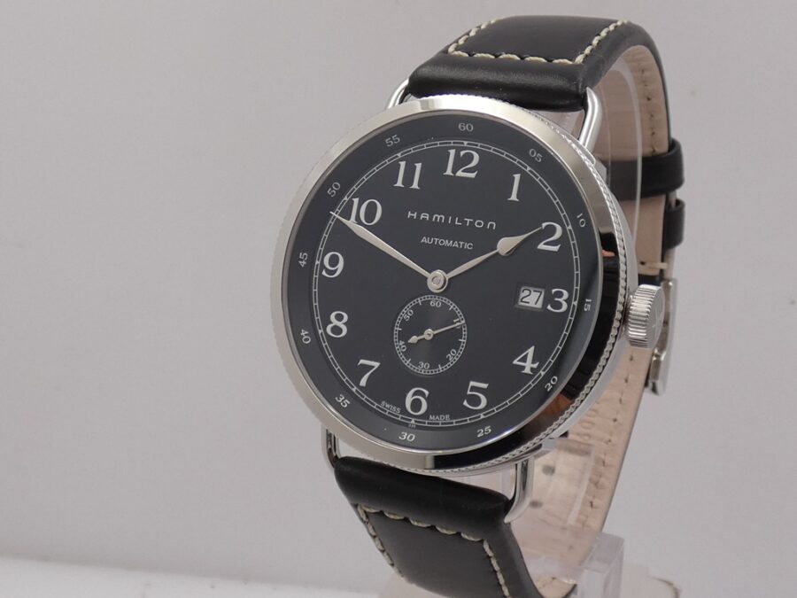 Hamilton Navy Pioneer Small Second 40 mm H784150 NEW BOX & PAPERS - immagine 10