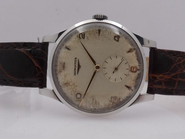 Longines Calatrava Oversize 37 mm 4914-22 Acciaio ANNO 1953 Manuale
