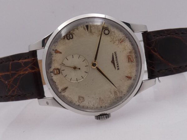 Longines Calatrava Oversize 37 mm 4914-22 Acciaio ANNO 1953 Manuale