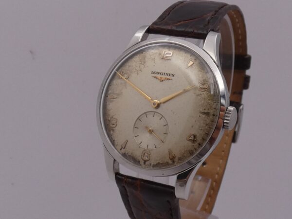 Longines Calatrava Oversize 37 mm 4914-22 Acciaio ANNO 1953 Manuale