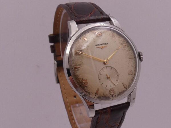 Longines Calatrava Oversize 37 mm 4914-22 Acciaio ANNO 1953 Manuale