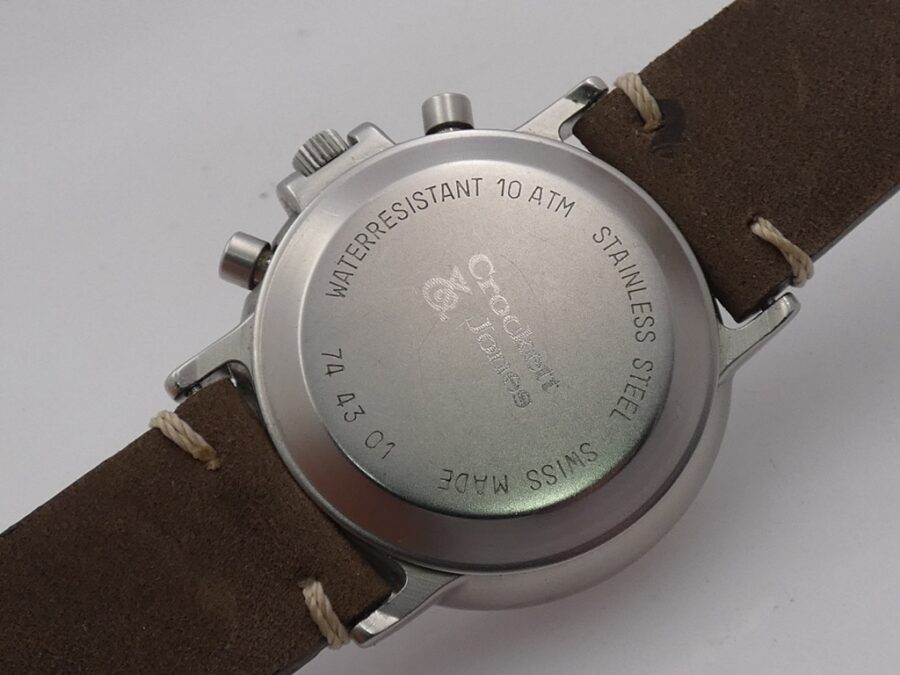 Cronografo da Regata Crockett&Jones Yachttimers Acciaio Carica Manuale ANNI '80 - immagine 15