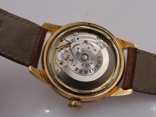 Longines Conquest 7290 Oro Massiccio 18 Kt Automatic Date ANNI '90 TOP CONDITION
