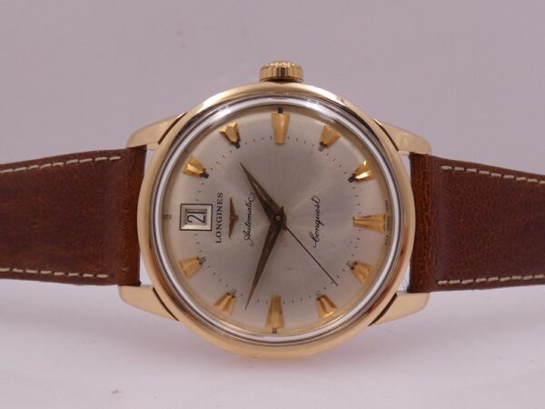 Longines Conquest 7290 Oro Massiccio 18 Kt Automatic Date ANNI '90 TOP CONDITION