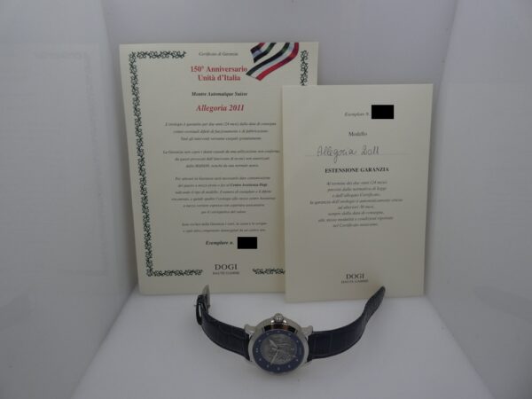 Dogi Allegoria 2011 43mm 46606 Automatic Date NEVER WORN WITH PAPERS Anno 2011