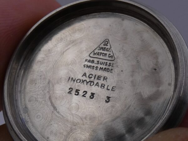 Omega Militare Ultra Rare 2523 Acciaio ANNO 1947 Carica Manuale