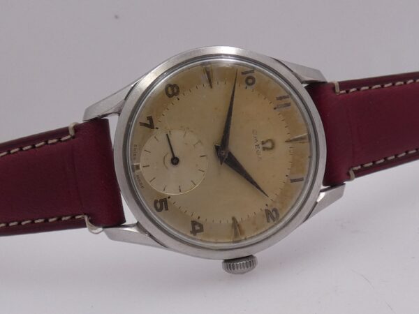 Omega Big Second Vintage 2639 Acciaio ANNO 1950 Carica Manuale