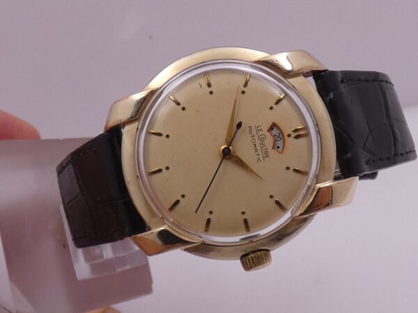 LeCoultre Powermatic Power Reserve Cal 481 Bumper ANNI '50 10 Kt Gold Filled