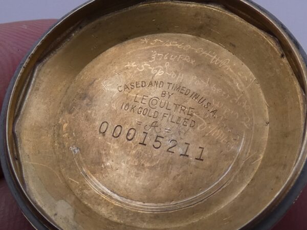 LeCoultre Powermatic Power Reserve Cal 481 Bumper ANNI '50 10 Kt Gold Filled