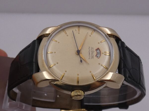 LeCoultre Powermatic Power Reserve Cal 481 Bumper ANNI '50 10 Kt Gold Filled