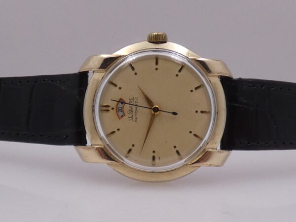 LeCoultre Powermatic Power Reserve Cal 481 Bumper ANNI '50 10 Kt Gold Filled