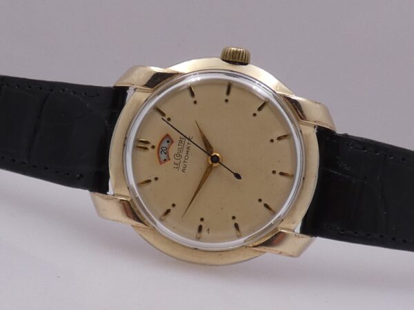 LeCoultre Powermatic Power Reserve Cal 481 Bumper ANNI '50 10 Kt Gold Filled