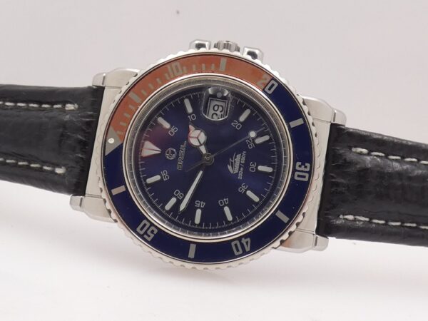 Breil Manta Diver 200m Pepsi F490 NEW OLD STOCK Acciaio ANNI '90