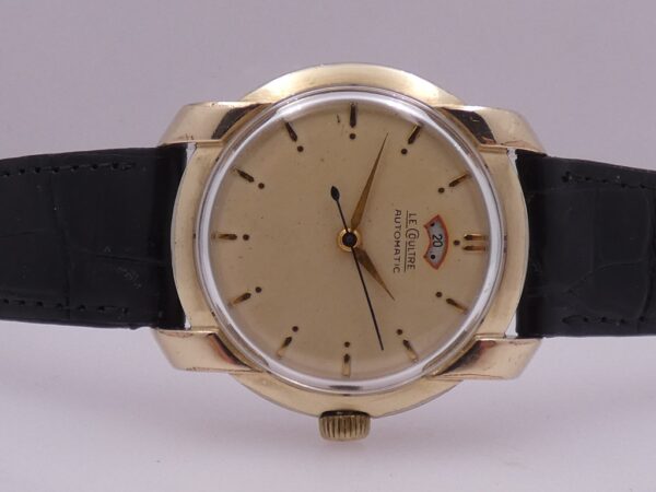 LeCoultre Powermatic Power Reserve Cal 481 Bumper ANNI '50 10 Kt Gold Filled