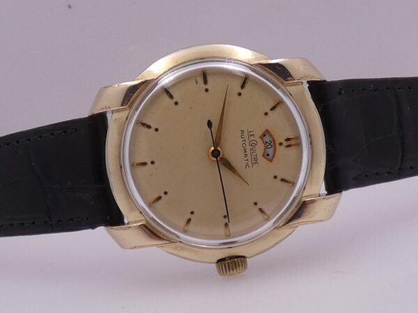 LeCoultre Powermatic Power Reserve Cal 481 Bumper ANNI '50 10 Kt Gold Filled