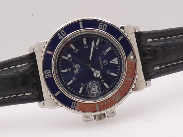 Breil Manta Diver 200m Pepsi F490 NEW OLD STOCK Acciaio ANNI '90