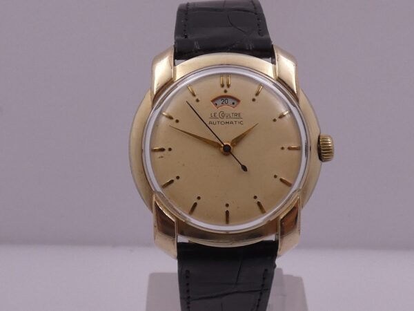 LeCoultre Powermatic Power Reserve Cal 481 Bumper ANNI '50 10 Kt Gold Filled