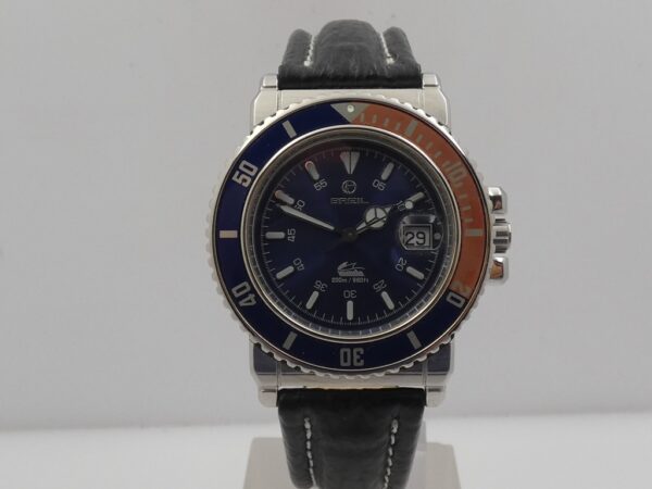 Breil Manta Diver 200m Pepsi F490 NEW OLD STOCK Acciaio ANNI '90