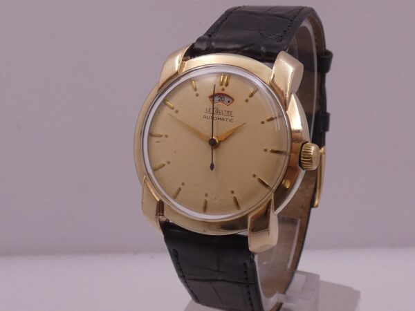 LeCoultre Powermatic Power Reserve Cal 481 Bumper ANNI '50 10 Kt Gold Filled
