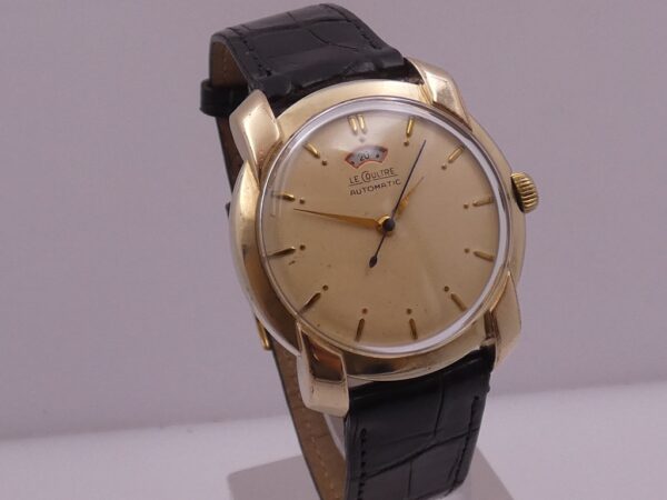 LeCoultre Powermatic Power Reserve Cal 481 Bumper ANNI '50 10 Kt Gold Filled
