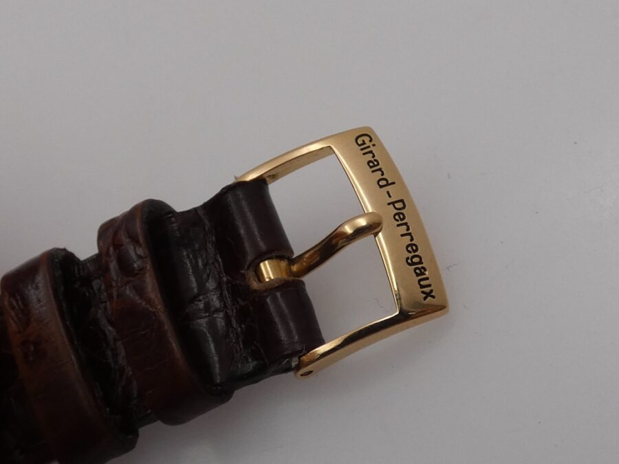 Cronografo Girard Perreguax Olimpico GP4900 Oro Rosa 18 Kt Automatic Date ANNI '2000s - immagine 14