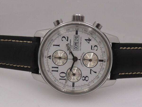 Cronografo M&M Primo Emporio Automatic Day-Date 40 mm Acciaio ANNI '2000s