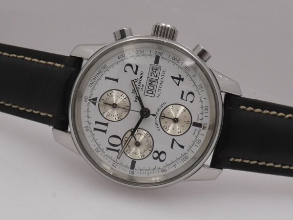 Cronografo M&M Primo Emporio Automatic Day-Date 40 mm Acciaio ANNI '2000s