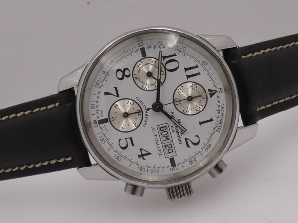 Cronografo M&M Primo Emporio Automatic Day-Date 40 mm Acciaio ANNI '2000s