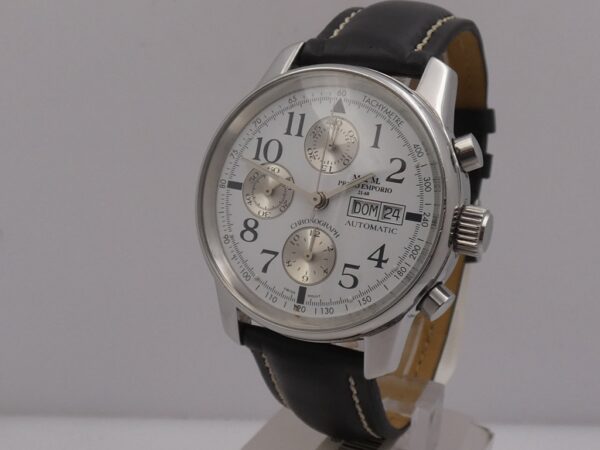 Cronografo M&M Primo Emporio Automatic Day-Date 40 mm Acciaio ANNI '2000s