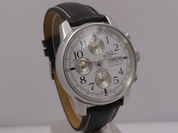 Cronografo M&M Primo Emporio Automatic Day-Date 40 mm Acciaio ANNI '2000s