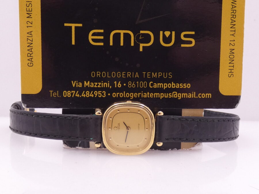 Omega Cioccolatino Lady Oro massiccio 18 Kt ANNI '90 - immagine 3
