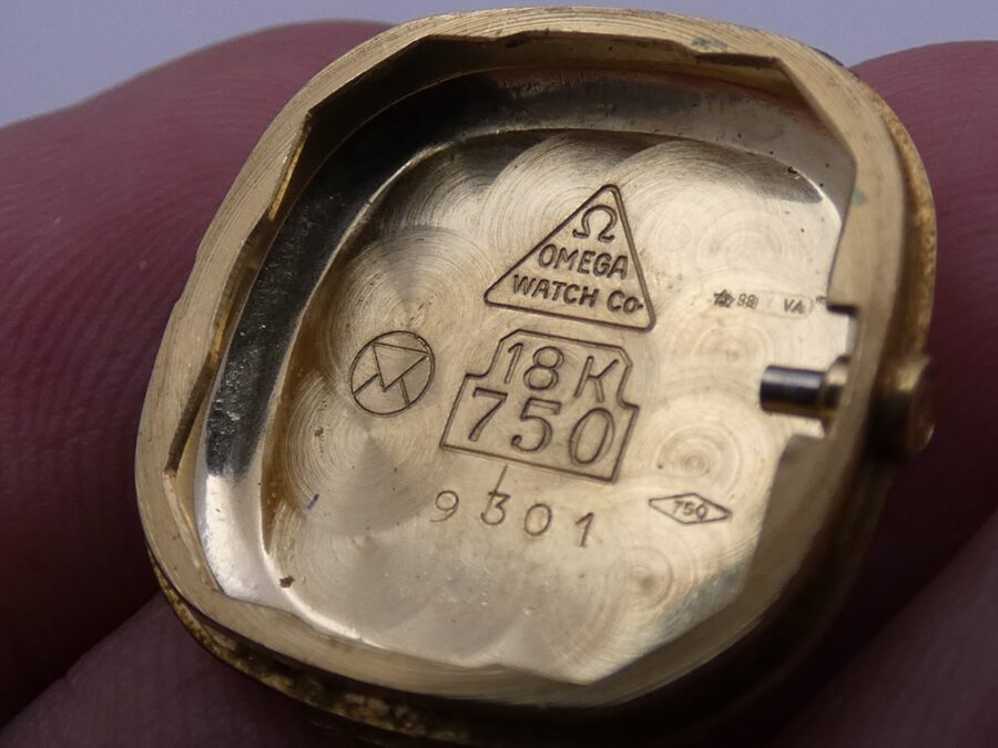 Omega Cioccolatino Lady Oro massiccio 18 Kt ANNI '90 - immagine 15