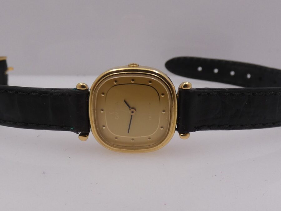 Omega Cioccolatino Lady Oro massiccio 18 Kt ANNI '90 - immagine 5
