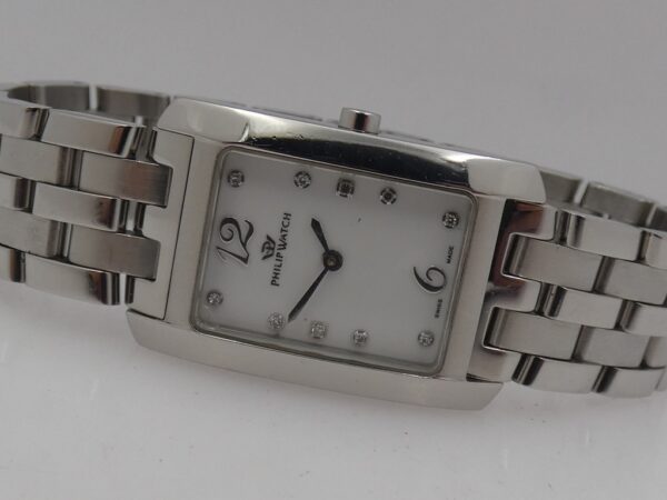Philip Watch Diamond Lady Acciaio Braccialato ANNI '90s