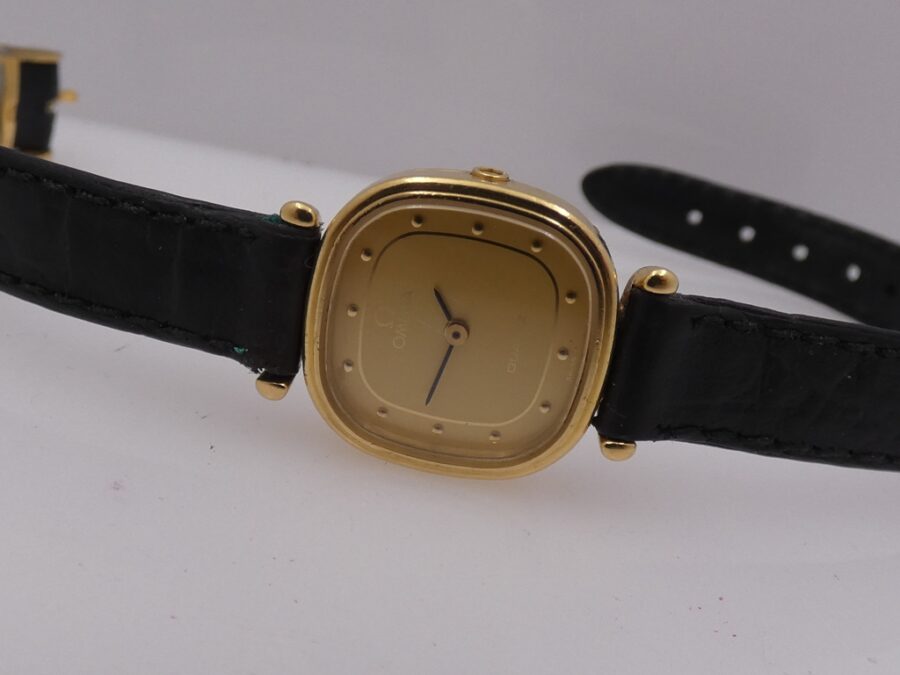 Omega Cioccolatino Lady Oro massiccio 18 Kt ANNI '90 - immagine 6