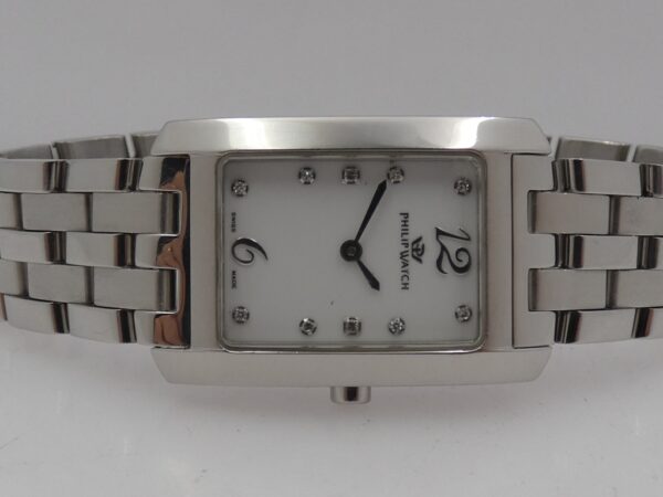 Philip Watch Diamond Lady Acciaio Braccialato ANNI '90s