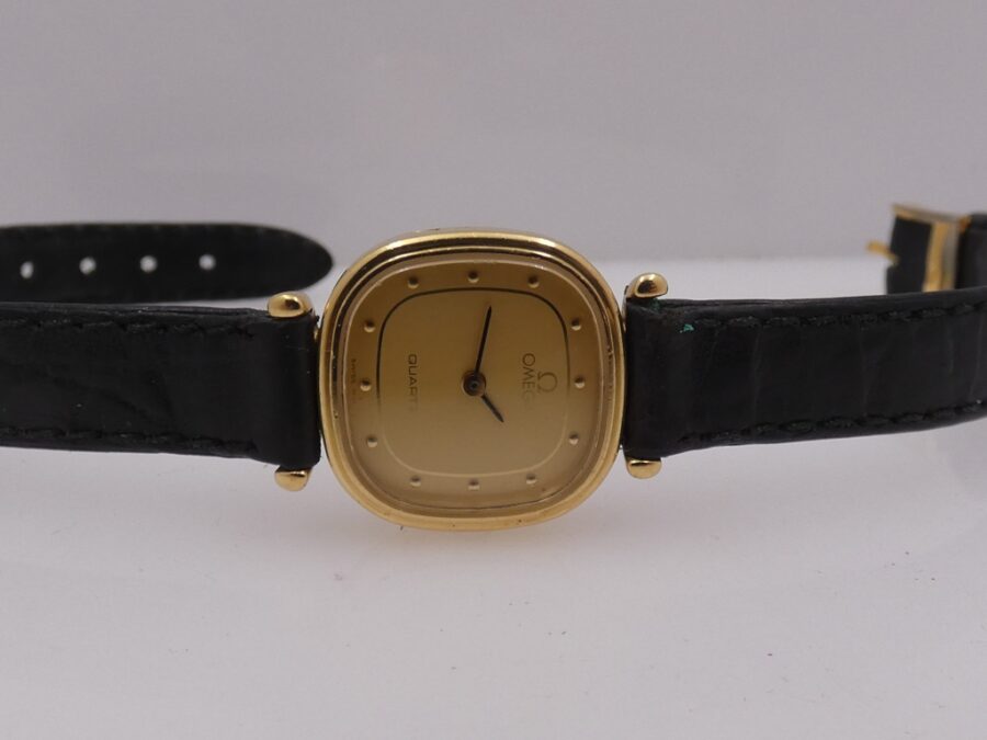 Omega Cioccolatino Lady Oro massiccio 18 Kt ANNI '90 - immagine 7