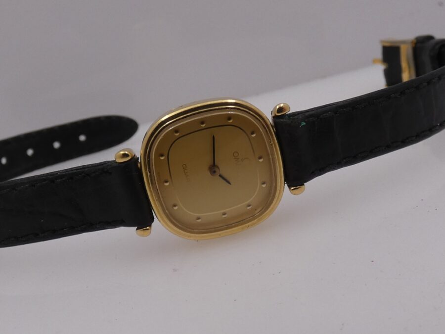 Omega Cioccolatino Lady Oro massiccio 18 Kt ANNI '90 - immagine 8