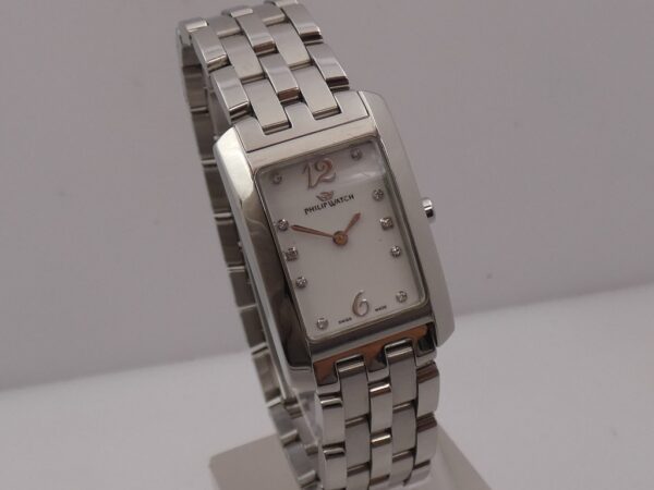 Philip Watch Diamond Lady Acciaio Braccialato ANNI '90s