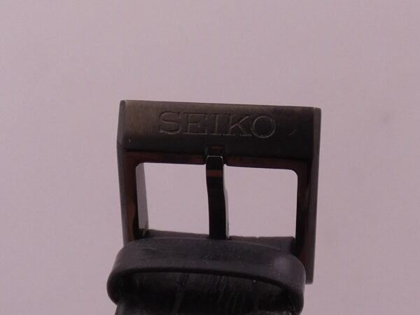 Cronografo Seiko Sportura 7T62-0KV0 NUOVO BOX & PAPERS Acciaio BLACK PVD