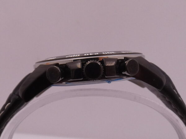 Cronografo Seiko Sportura 7T62-0KV0 NUOVO BOX & PAPERS Acciaio BLACK PVD