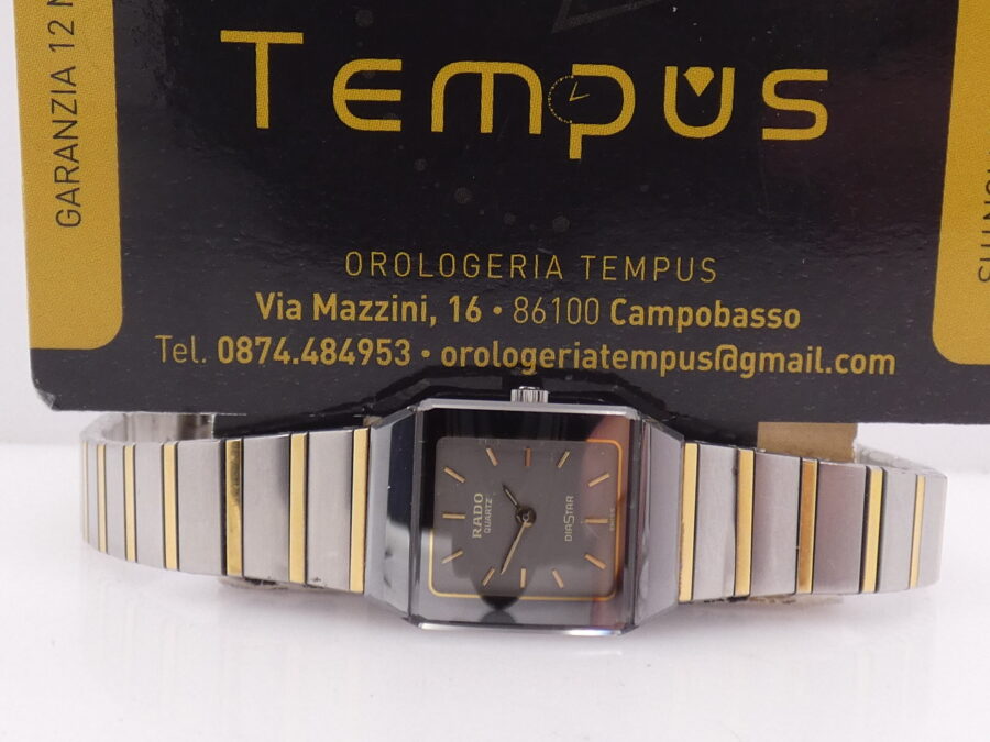 Rado Diastar Ceramic Lady 153.0230.3 Acciaio & 18 Kt Gold Filled ANNI '90s - immagine 2