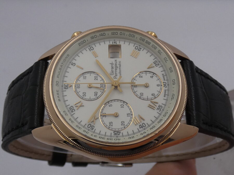 Cronografo Girard Perregaux Olimpico GP4900 Oro Rosa 18 KT Automatico ANNI '2000s
