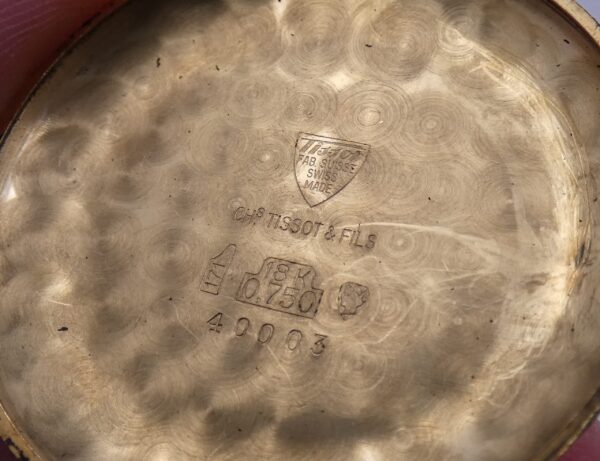 Cronografo Tissot Stadium Bicompax 40003 Oro 18 Kt ANNI '50s Carica manuale